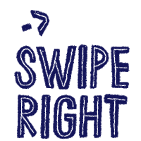 dating swiping Sticker by jswipe