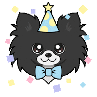 Celebrating Happy Birthday Sticker by Puptails
