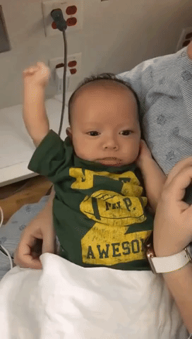 Adorable Baby Shows He's a Fighter in Heartwarming Moment