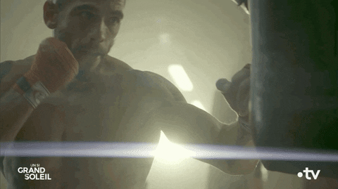 Boxing Manu GIF by Un si grand soleil