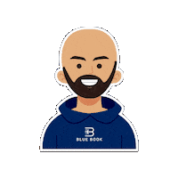 Bb Sticker by Blue Book