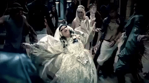 music video falling GIF by Lady Gaga