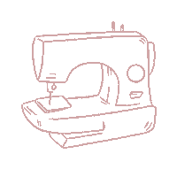 Sewing Machine Sticker by Lise Tailor