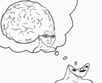 Wojak Brainlet GIF