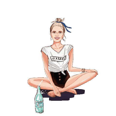 Girl Summer Sticker