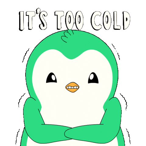 Shaking Cold Weather Sticker by Abster
