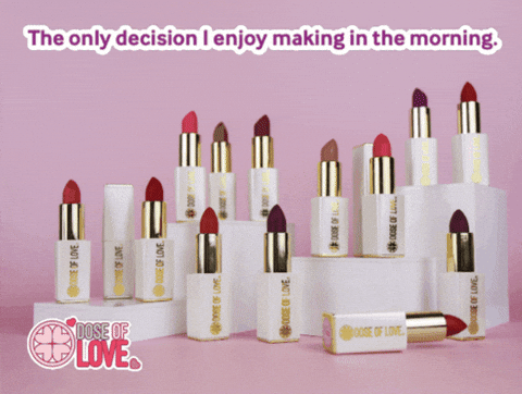 Makeup Morning GIF by Dose of Love Cosmetics