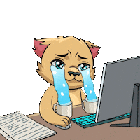 Sad Cry Sticker by Kabu
