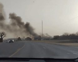Church Engulfed in Flames as Wildfire Rips Through Ranger, Texas