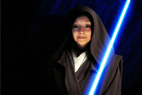 Star Wars Jedi GIF by Kokee Thornton