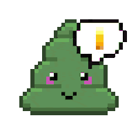 Art Shitting Sticker by Poopies.io