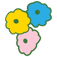 Summer Flowers Sticker by BAGGU