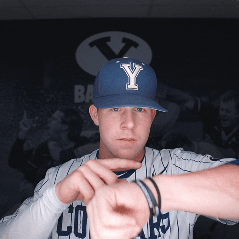 Sport Baseball GIF by BYU Cougars