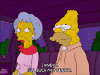 Scared Season 13 GIF by The Simpsons