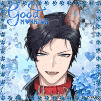 Good Morning Vtuber GIF