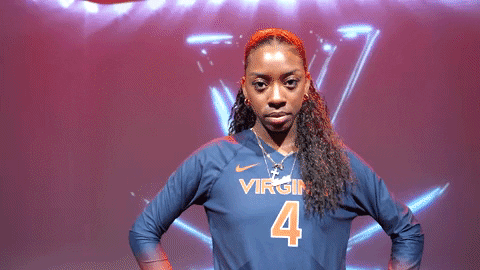 Volleyball Uva GIF by Virginia Athletics