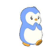 Scared Uh Oh Sticker by Pudgy Penguins