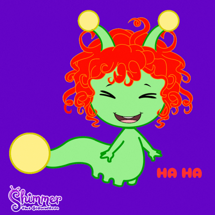 Ha Ha Lol GIF by ShimmertheGlowworm