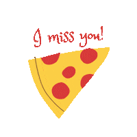 Love You Pizza Sticker