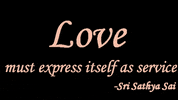 Sathya Sai Baba Love GIF by Sai Young Messengers