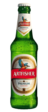 Artfisher Sticker by KingfisherWorld