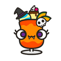 Ice Cream Halloween Sticker