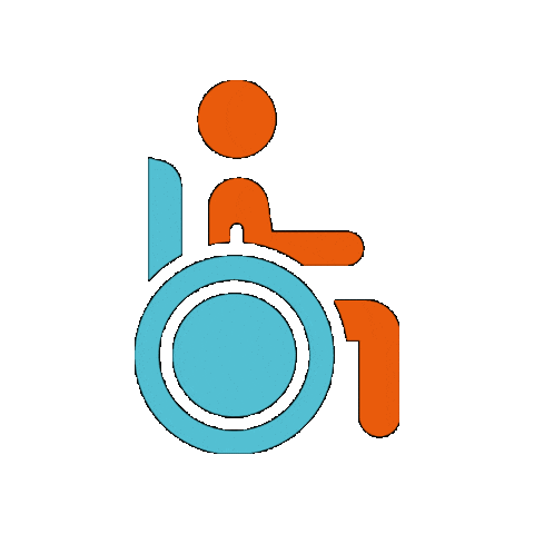 Wheelchair Sticker by Spieren voor Spieren