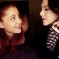 ariana grande hunts GIF