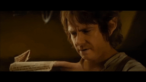ianthomaswilson giphygifmaker the hobbit contract bilbo baggins GIF