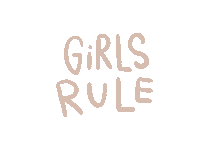 Girls Rule Sticker