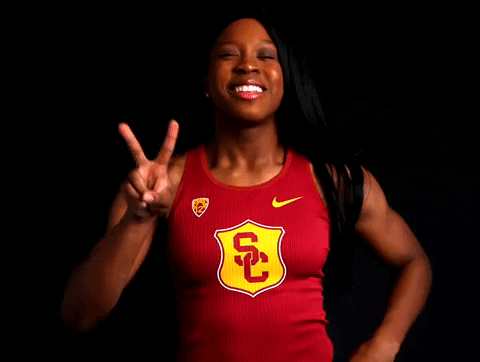 Track Field Sport GIF by USC Trojans