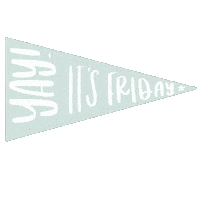 Friday Banner Sticker
