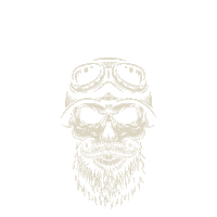 Skull Tattoo Sticker by Raquel Coicev