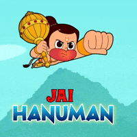 Animated Sticker Hanuman GIF by Chhota Bheem