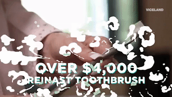 toothbrush hygiene GIF by MOST EXPENSIVEST