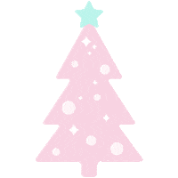 Sparkling Christmas Tree Sticker