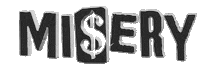 miseryworldwide spinning punk dollar misery Sticker