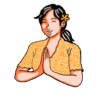 Tanah Lot Thank You Sticker