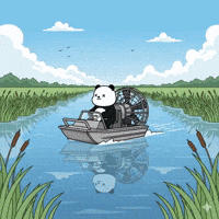 Exploring Summer Day GIF by Kanpai Pandas
