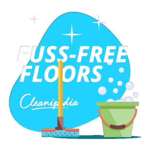 CleanipediaSA home house cleaning mopping Sticker