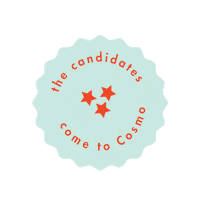 America Voting Sticker by Cosmopolitan