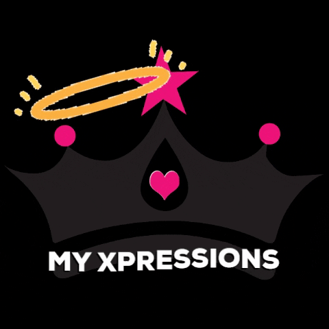 MyXpressions giphygifmaker giphyattribution crown halo GIF
