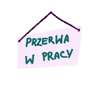 Przerwa Sticker by Frymusja