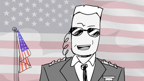 American Flag GIF by CC0 Studios