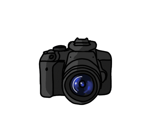 Camera Click Sticker by diffrent digital