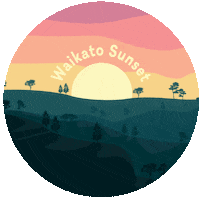 Travel Sun Sticker by Waikato NZ