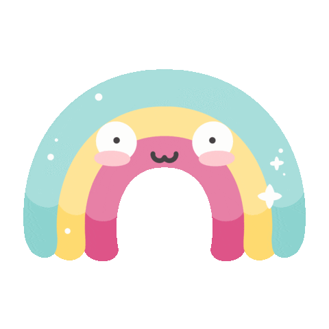 Happy Rainbow Sticker
