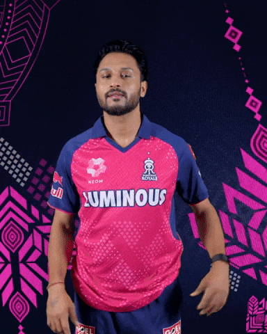 Flexing Halla Bol GIF by Rajasthan Royals