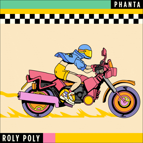 RolyPolyNFT giphyupload motorcycle riding motor GIF