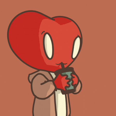 Heart Coffee GIF by LT3 Creations